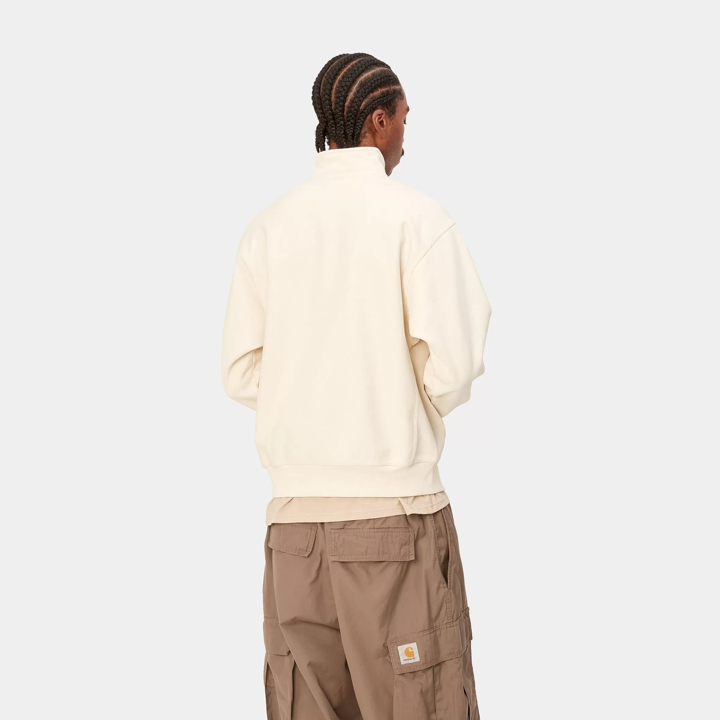 Carhartt WIP Half Zip American Script Sweatshirt