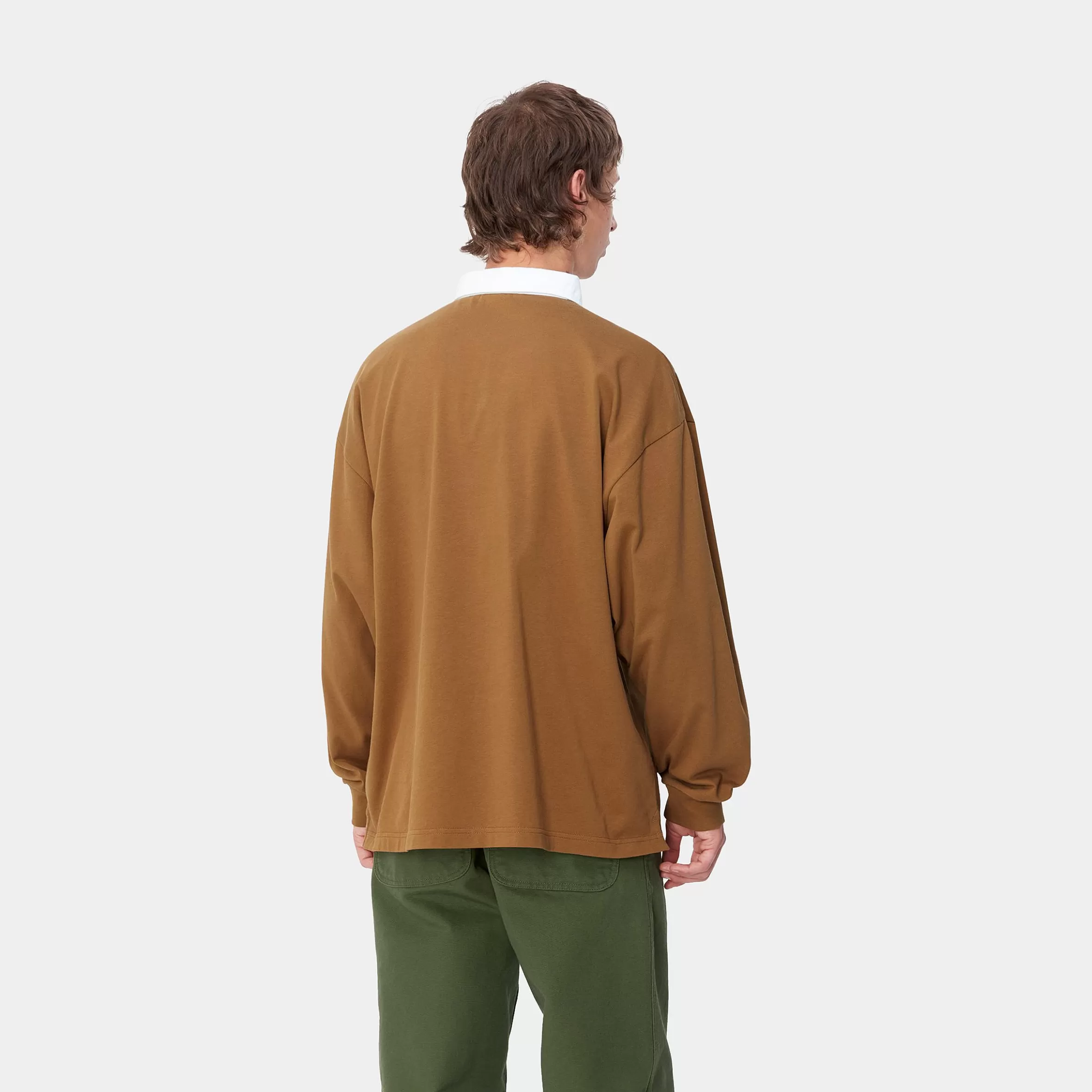 Carhartt WIP L/S Brown Ducks Rugby Shirt