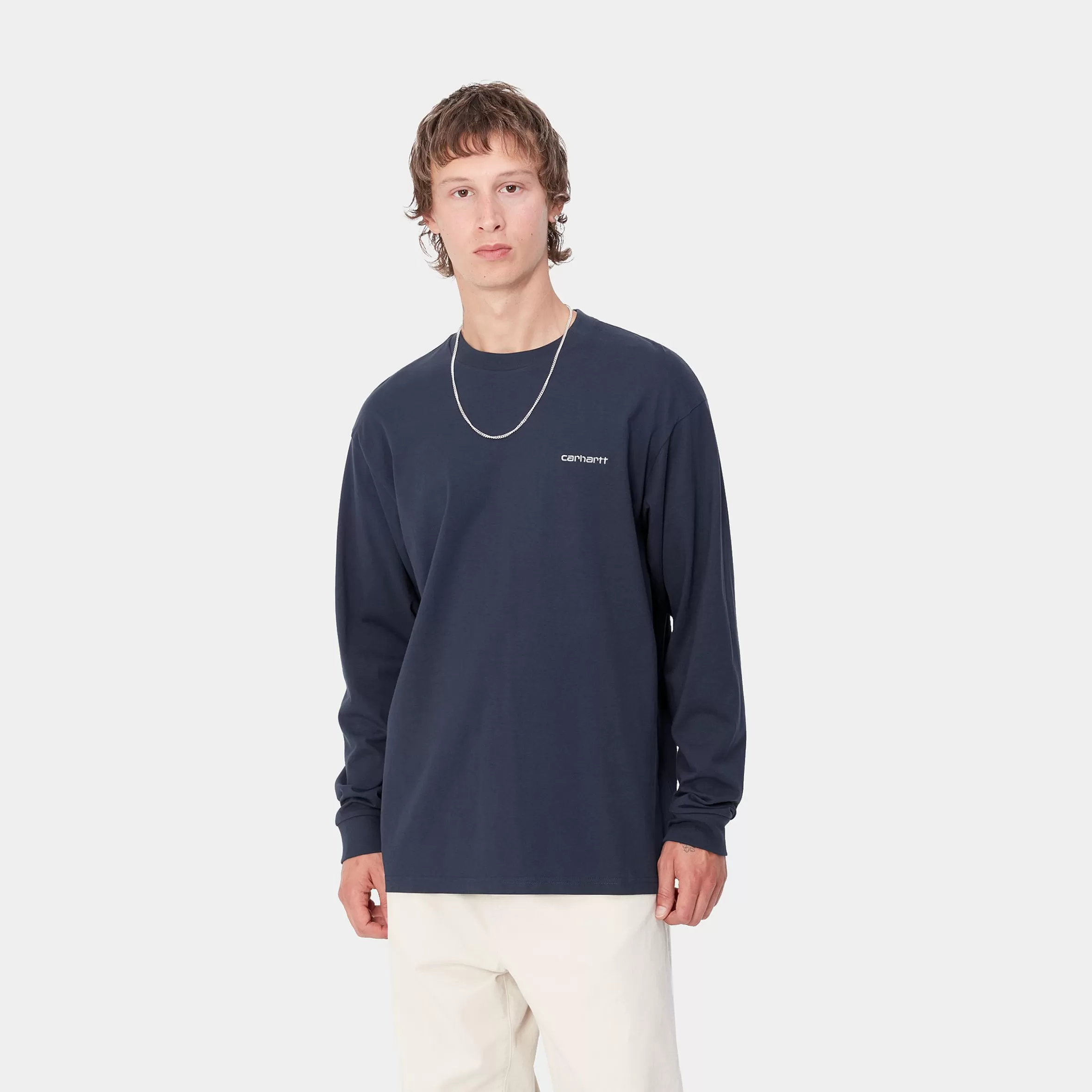 Carhartt WIP L/S Script Embroidery T-Shirt