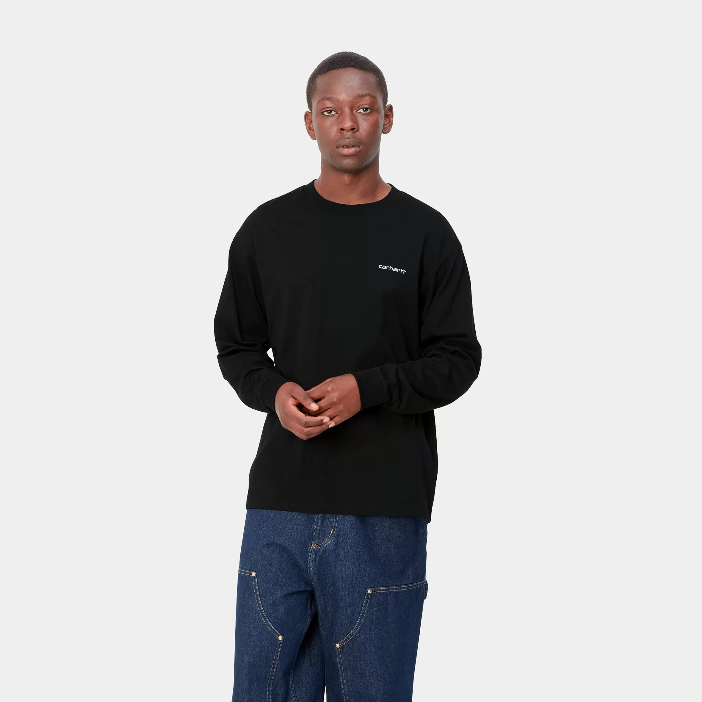 Carhartt WIP L/S Script Embroidery T-Shirt