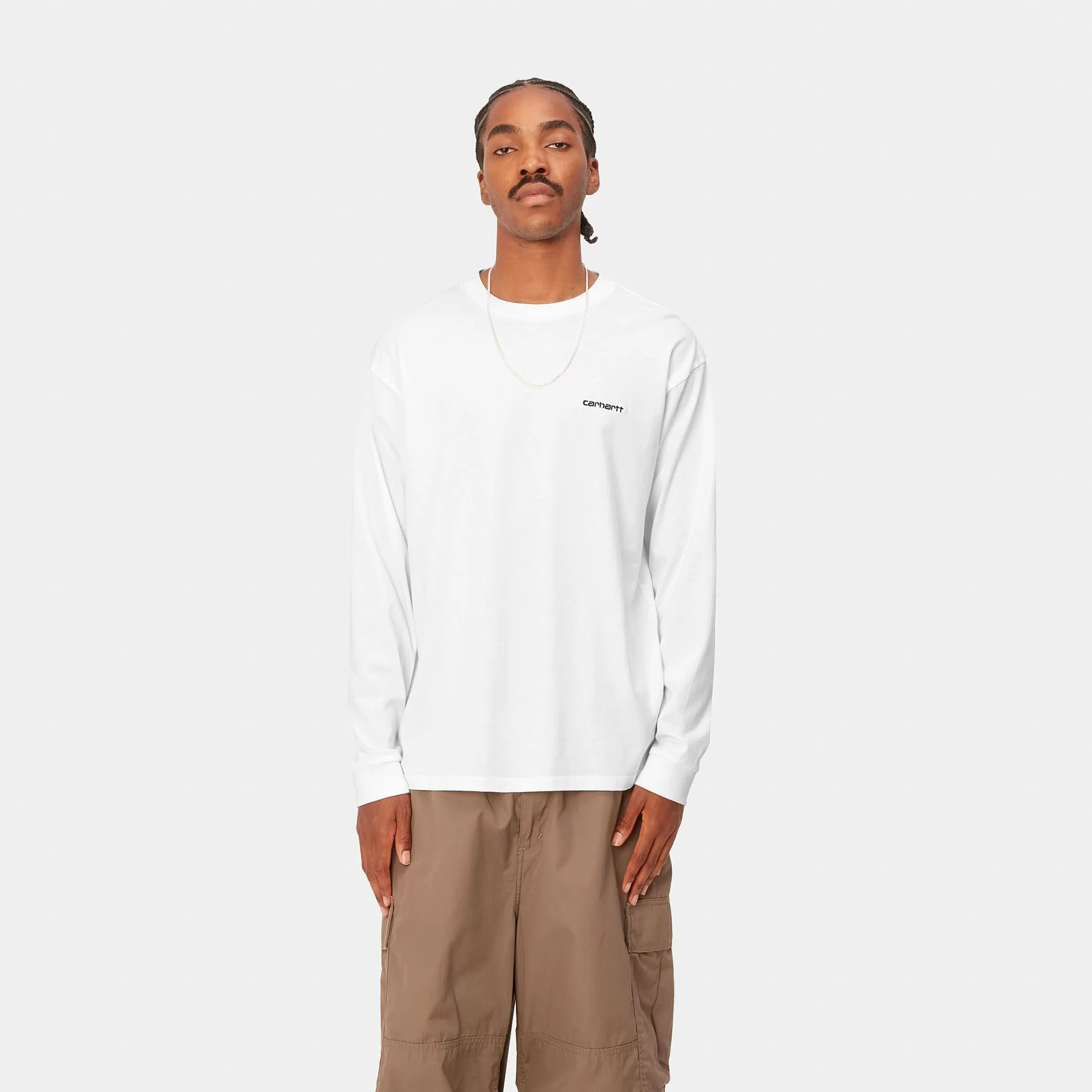 Carhartt WIP L/S Script Embroidery T-Shirt
