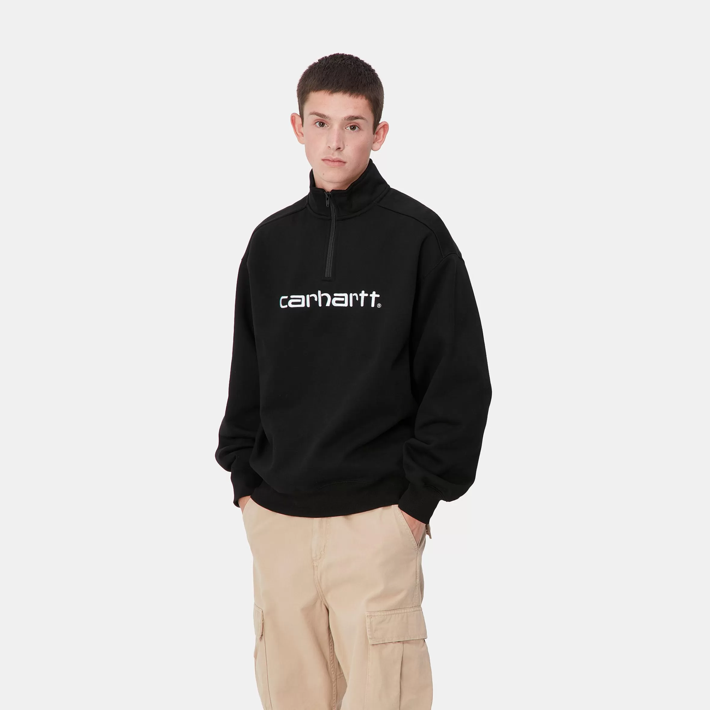 Carhartt WIP Script Half Zip Sweatshirt