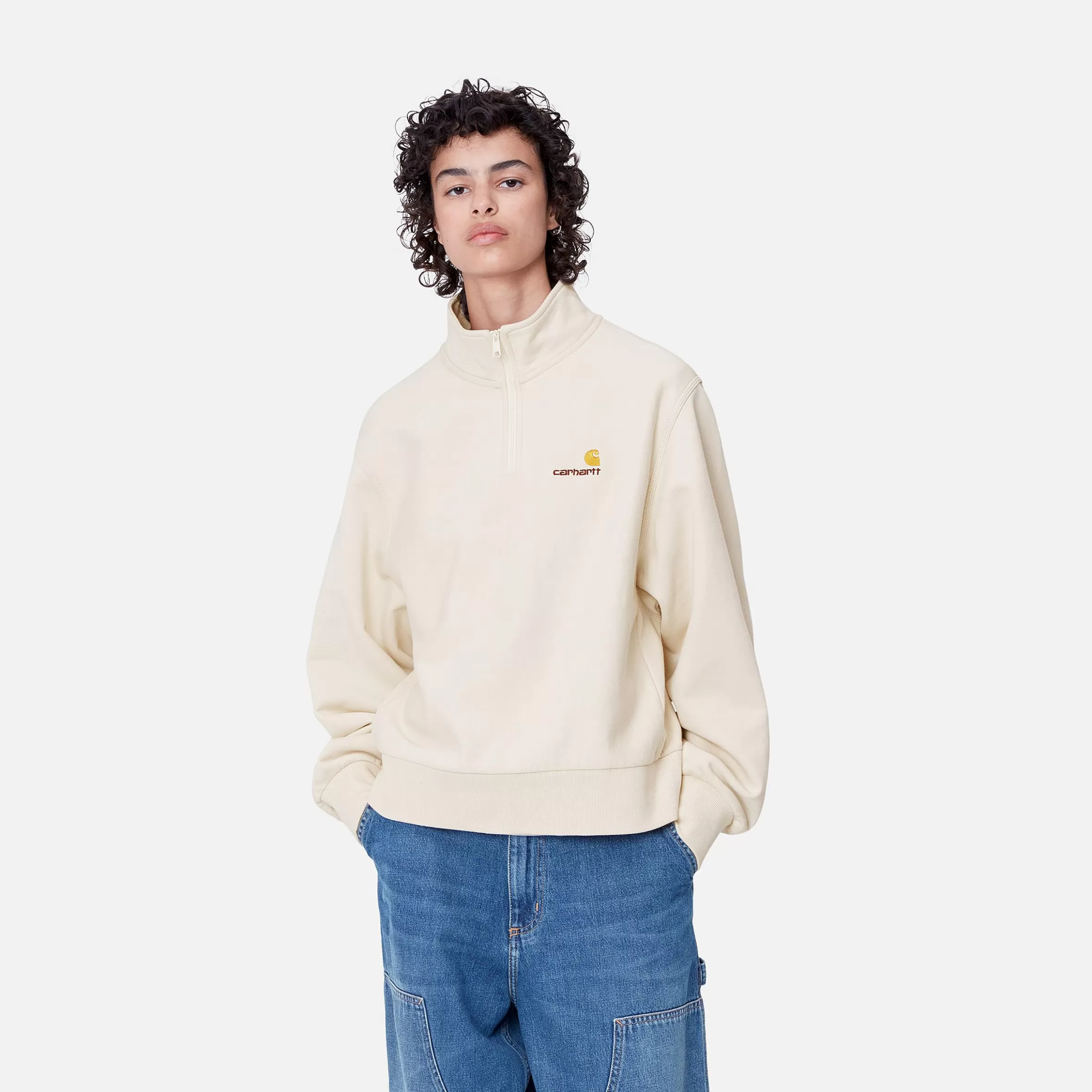 Women Carhartt WIP W' American Script High Neck Sweatshirt