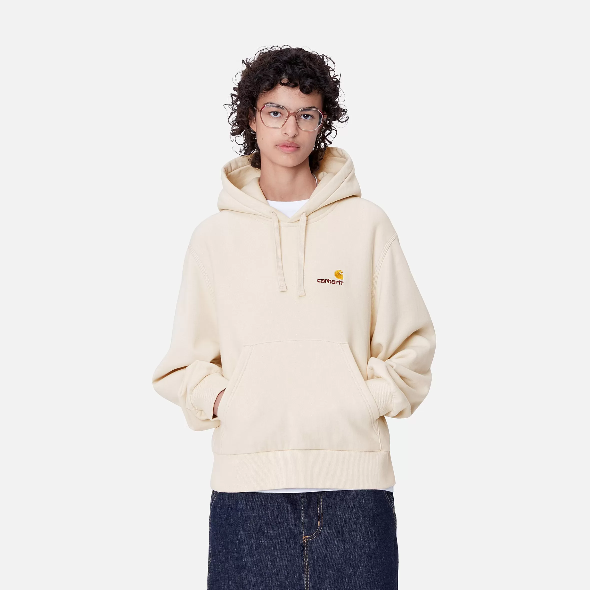 Women Carhartt WIP W' Hooded American Script Sweatshirt