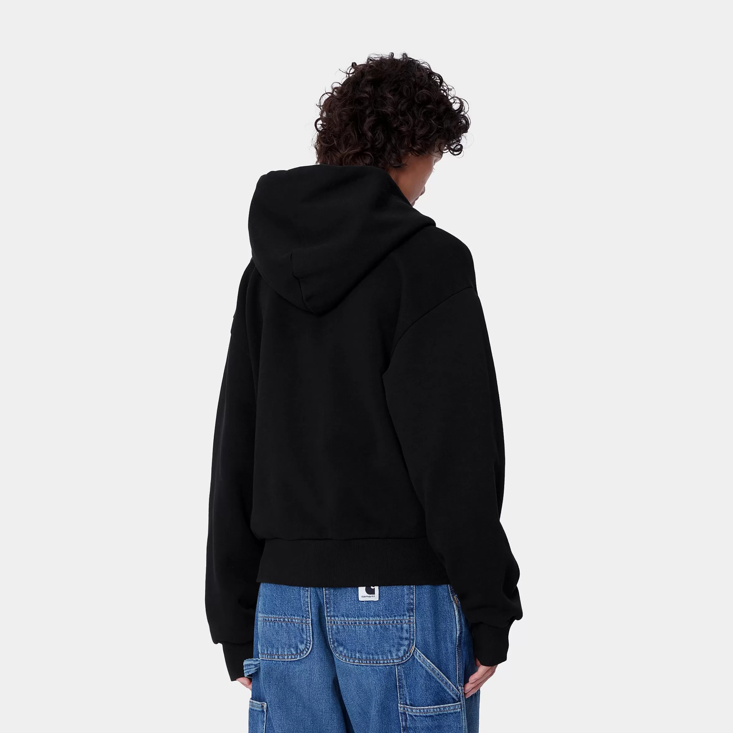 Women Carhartt WIP W' Hooded Brown Ducks Sweat Jacket