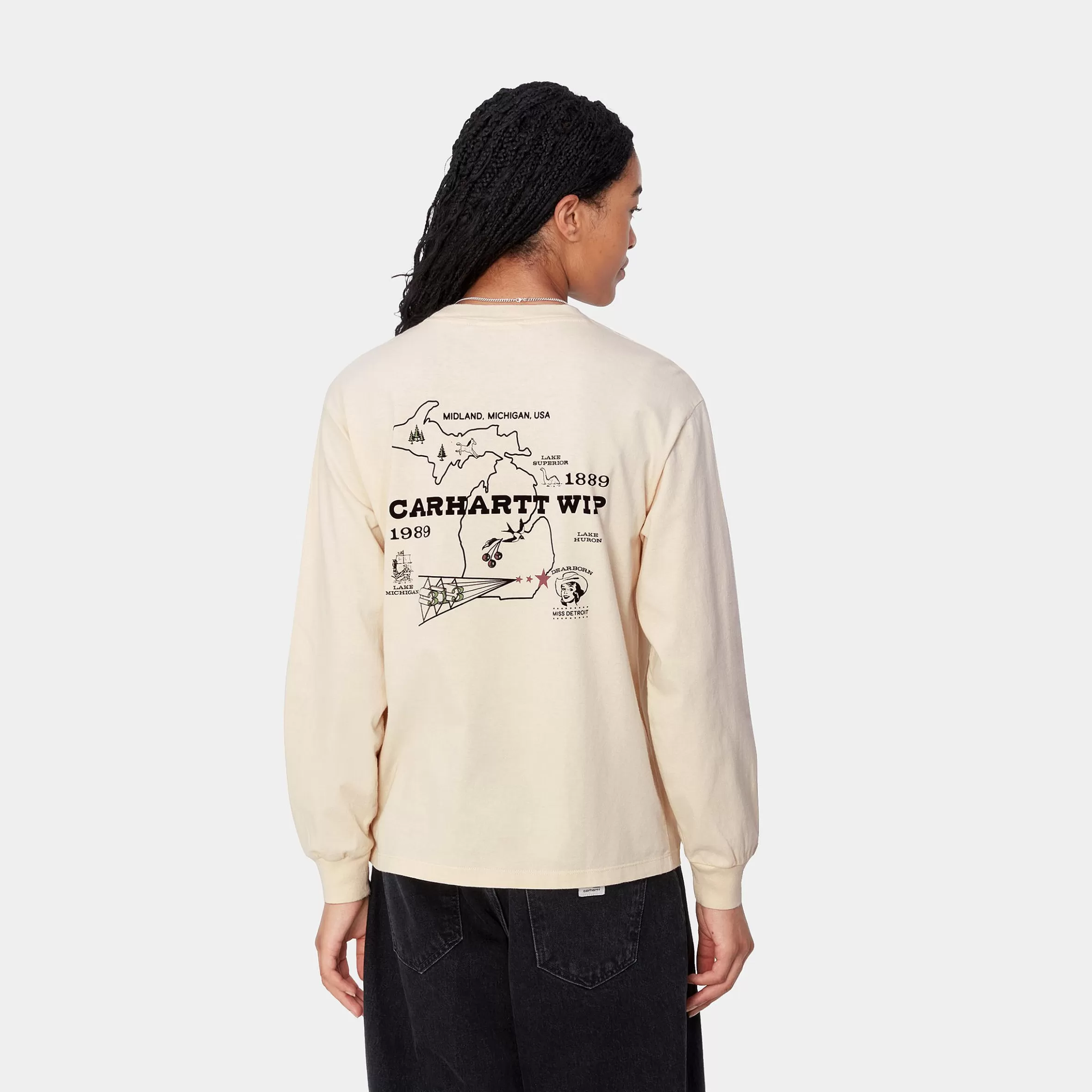 Women Carhartt WIP W' L/S Home State T-Shirt
