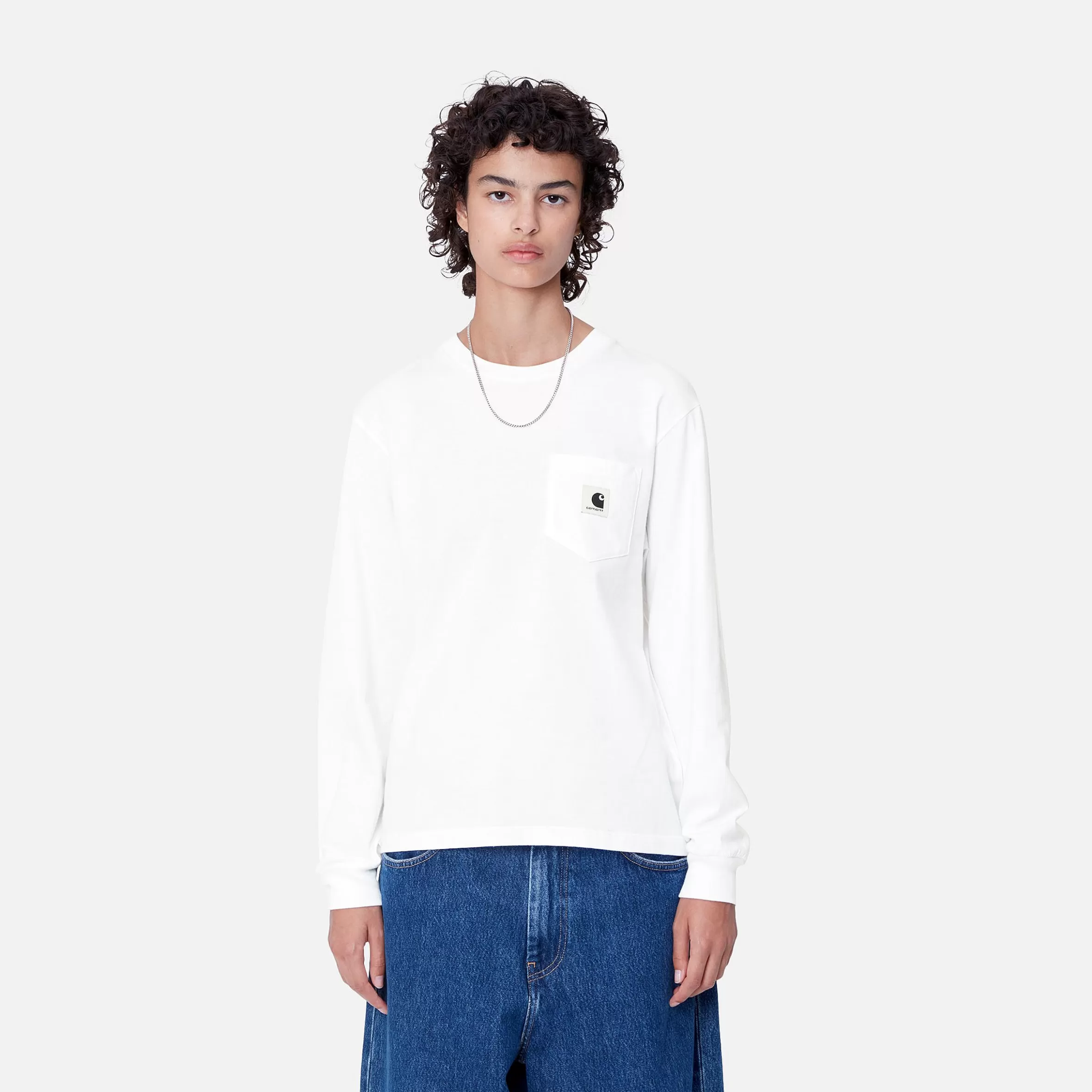 Women Carhartt WIP W' L/S Pocket T-Shirt