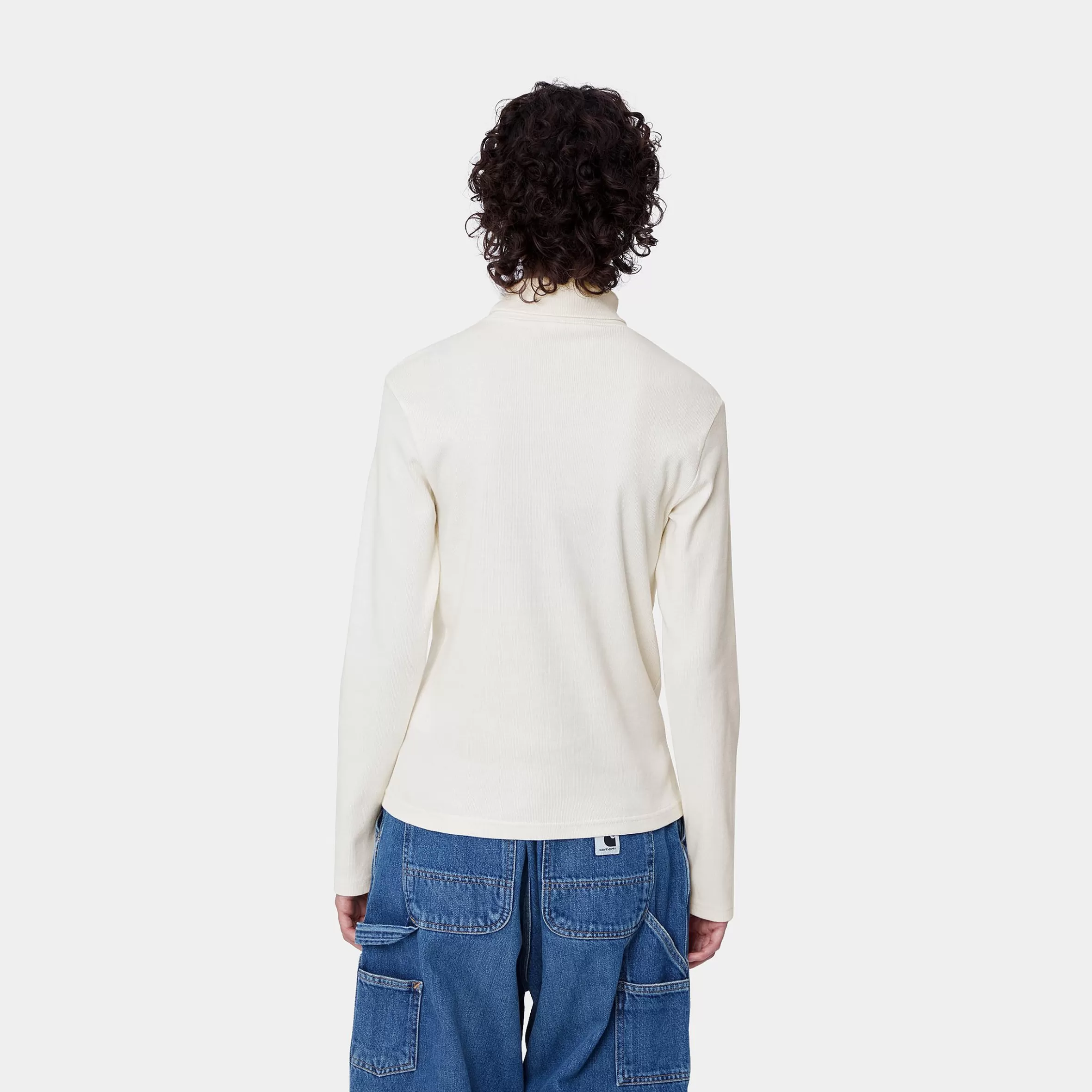 Women Carhartt WIP W' L/S Signature Mockneck T-S