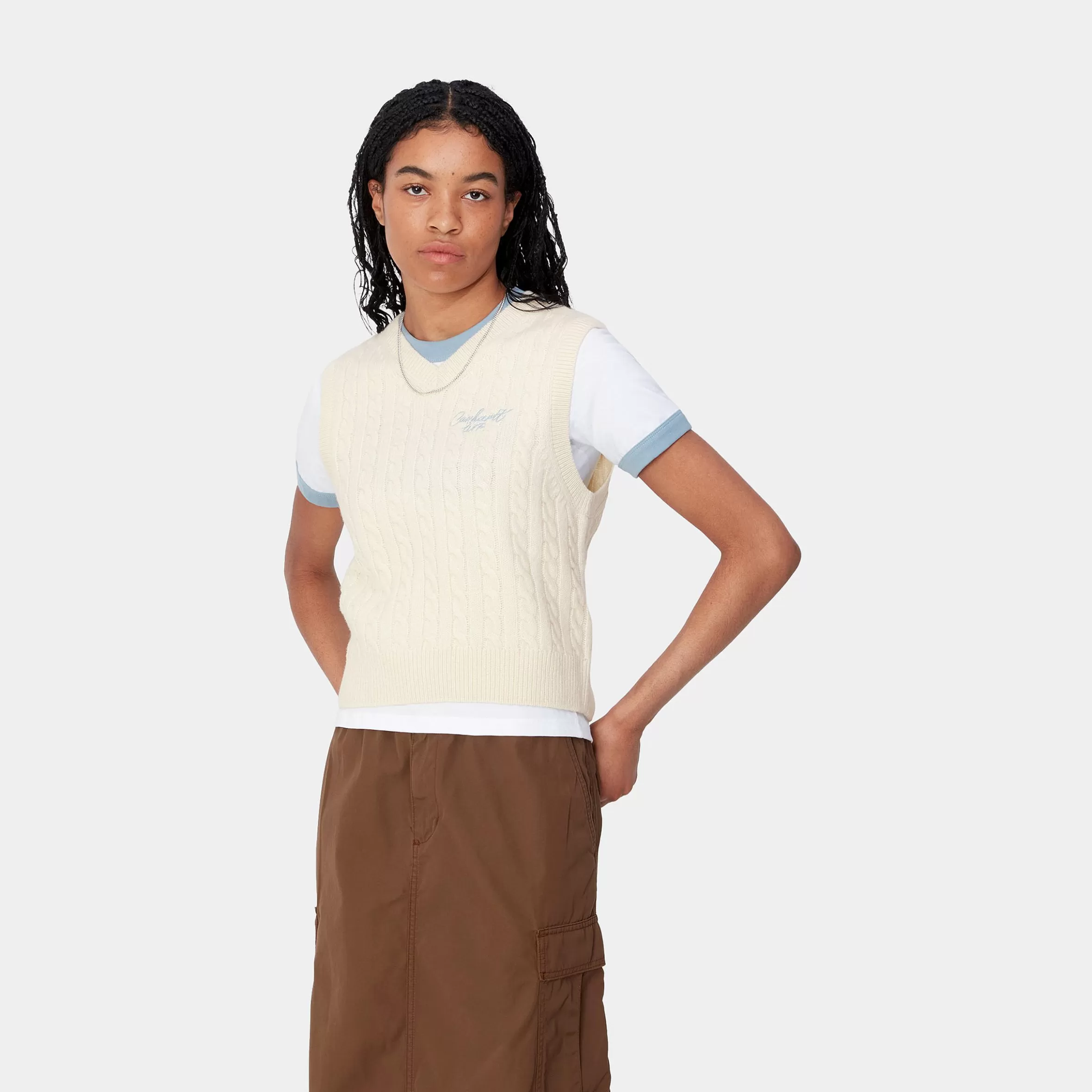 Women Carhartt WIP W' Signature Vest Sweater