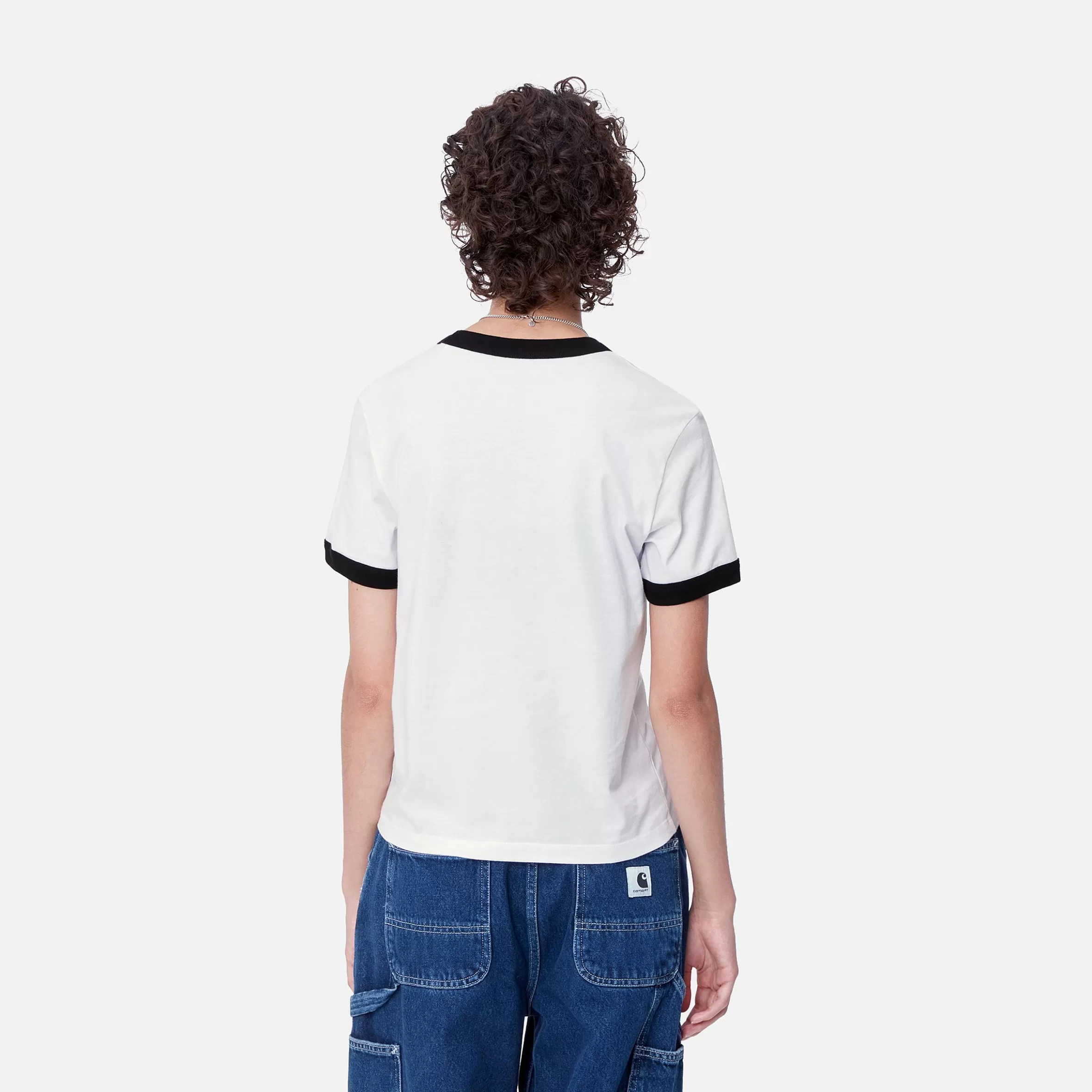 Women Carhartt WIP W' S/S Brown Ducks Ringer T-S