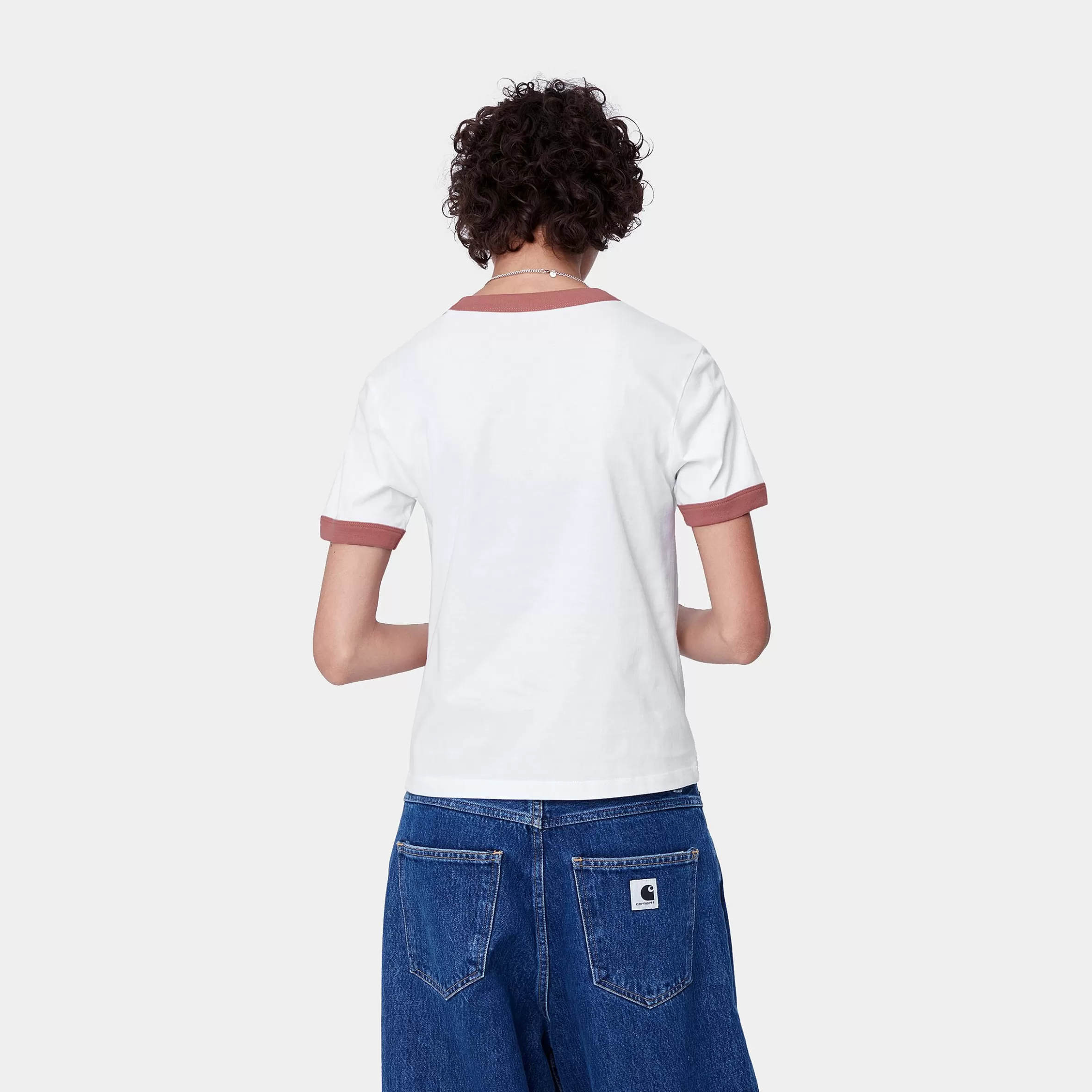 Women Carhartt WIP W' S/S Brown Ducks Ringer T-S