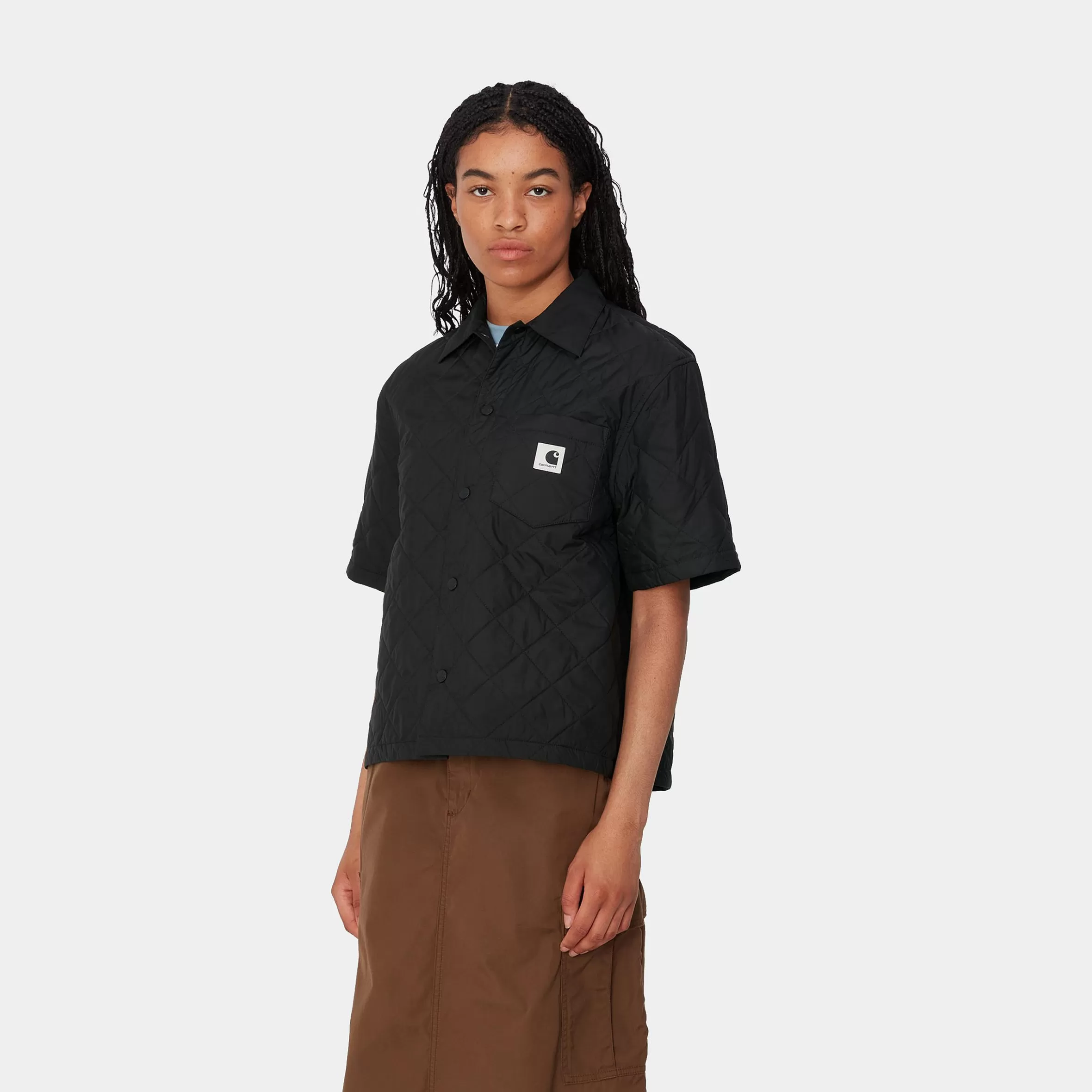 Women Carhartt WIP W' S/S Laurens Shirt Jac