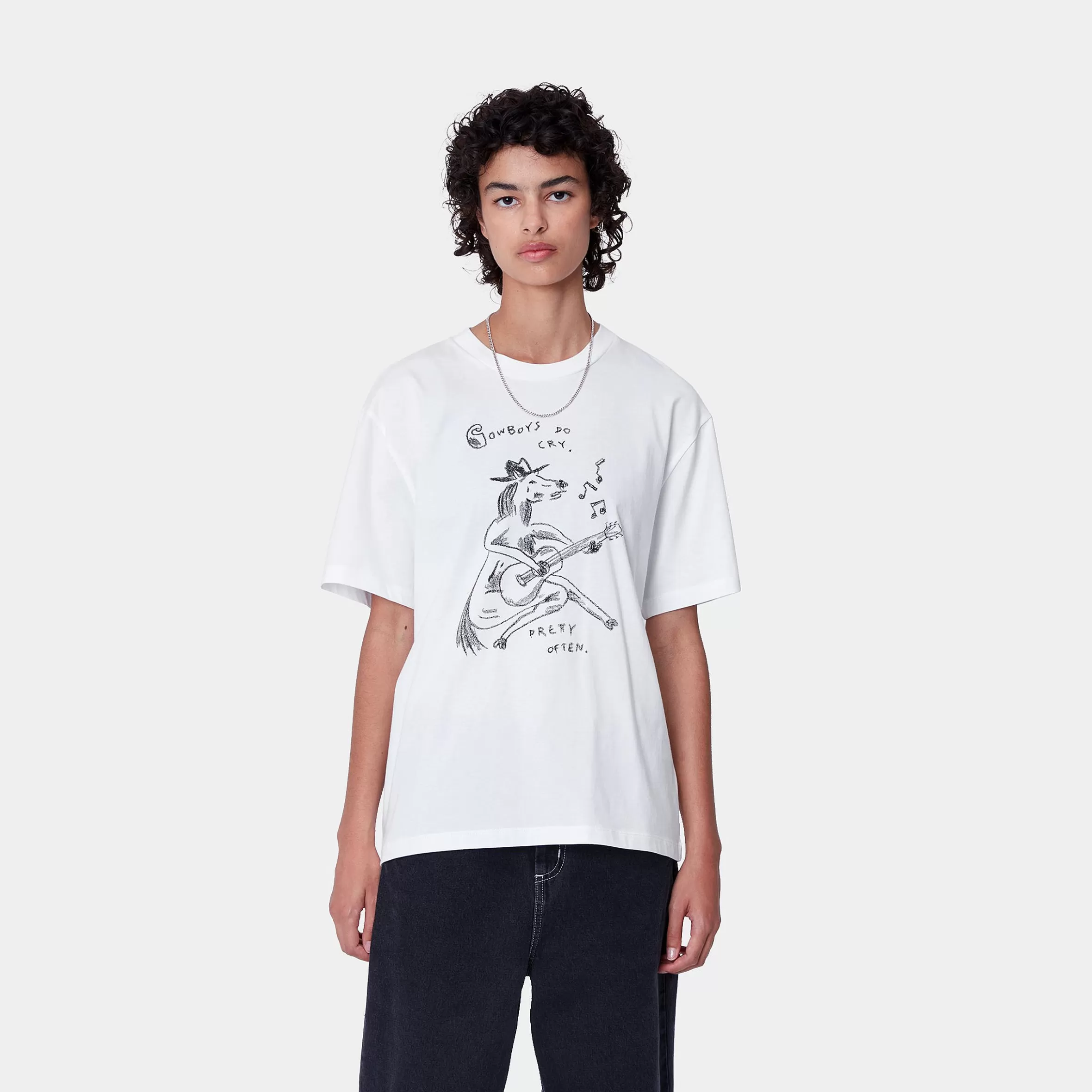 Women Carhartt WIP W' S/S Pepe Sad Cowboy T-Shirt