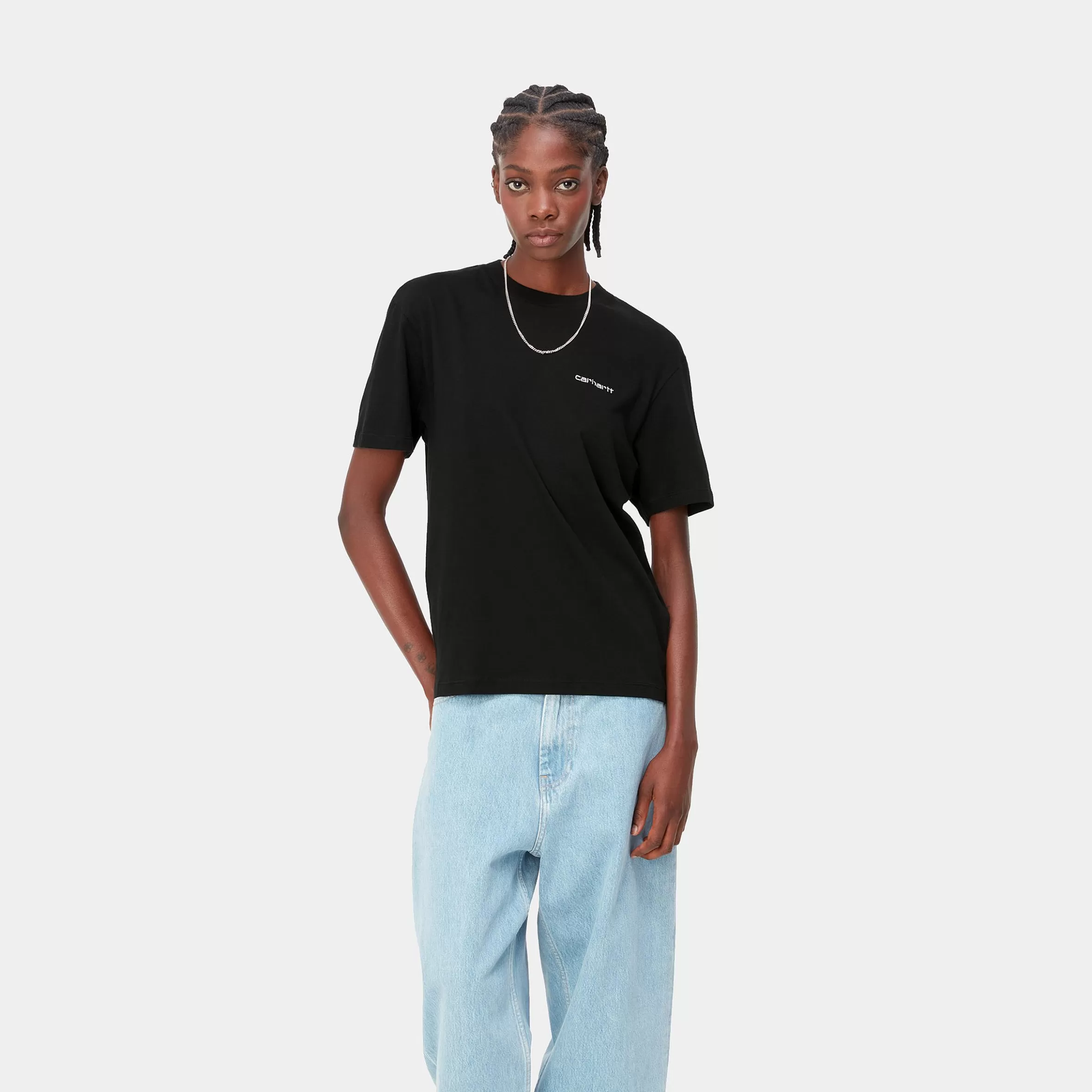 Women Carhartt WIP W' S/S Script Embroidery T-Shirt