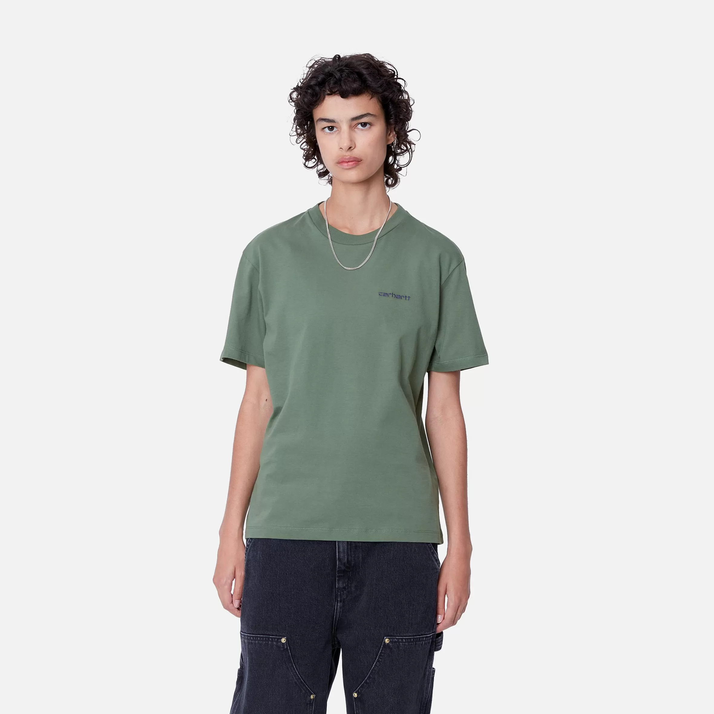 Women Carhartt WIP W' S/S Script Embroidery T-Shirt