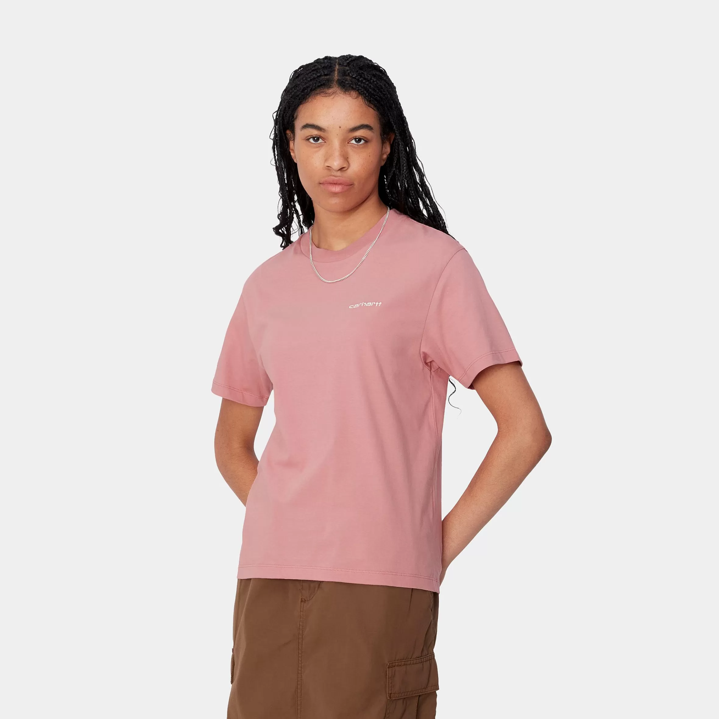 Women Carhartt WIP W' S/S Script Embroidery T-Shirt