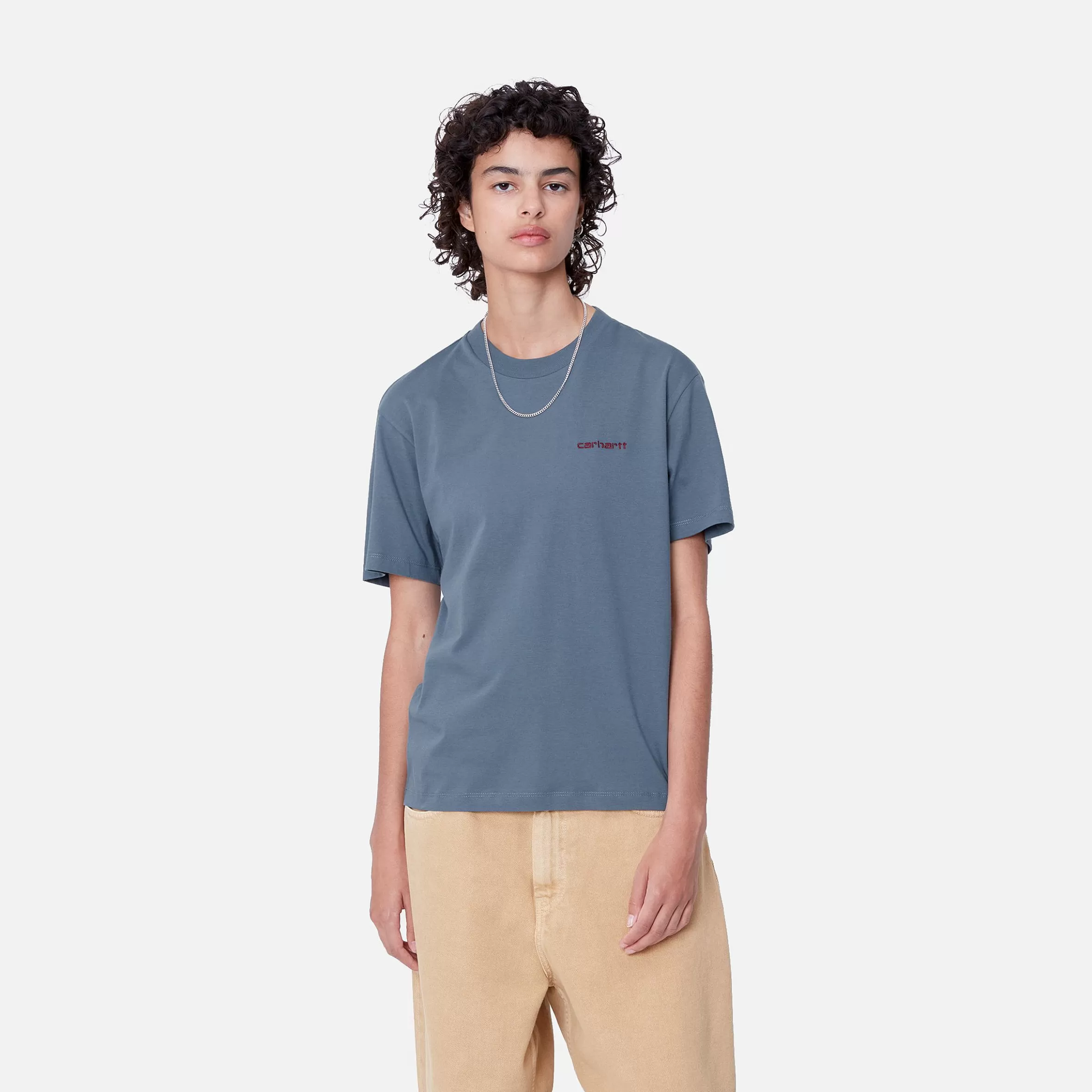 Women Carhartt WIP W' S/S Script Embroidery T-Shirt